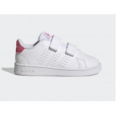 ADIDAS ADVANTAGE CF GW6501 ΠΑΙΔΙΚΟ ΑΘΛΗΤΙΚΟ SNEAKERS ΠΑΠΟΥΤΣΙ ΚΟΡΙΤΣΙ ΛΕΥΚΟ